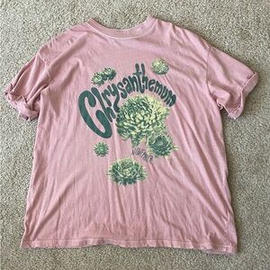Girl Dangerous November Birth Month Chrysanthemum Tee Shirt Pink Large
